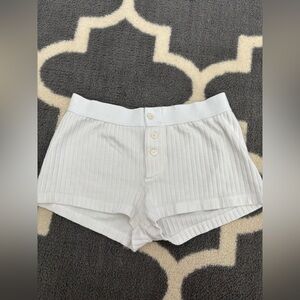 brandy melville white boyshorts